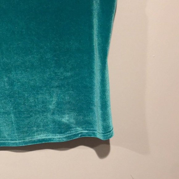 90s C.L.O.T.H.E.S Velour Mock Turtleneck Tank - Picture 4 of 5